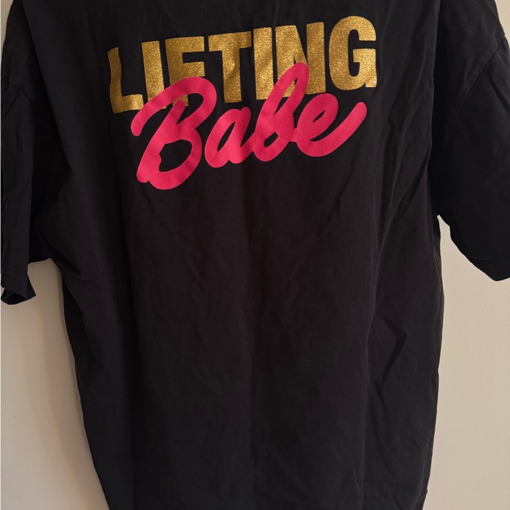Gymshark lifting babe shirt